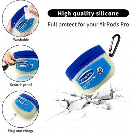 Blue Bottle for Airpods Pro Case Cover,6in1 Accessories Set Silicone Protective Cover