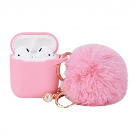 Pink Case for Women Cute Case Designed for AirPods Cover