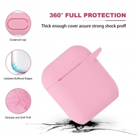 Pink Case for Women Cute Case Designed for AirPods Cover